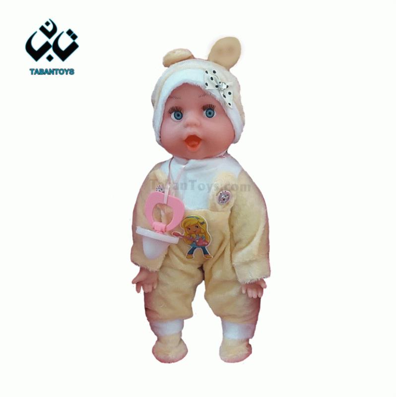 عروسک نوزاد لباس دار جعبه ای موزیکال