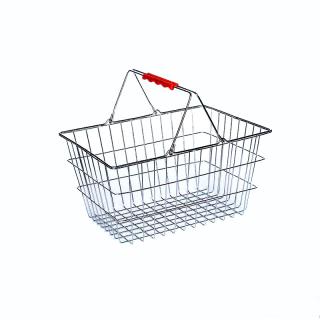 سبد دستی فلزی آبکاری شده با نیکل کروم