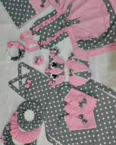 ست ۱۸ تکه با پارچه اصل و طرح جغد