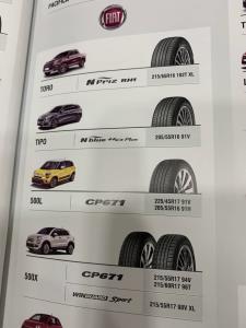 لاستیک خودرو های برند فیات اورجینال