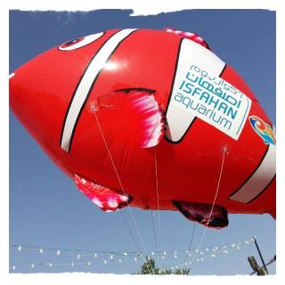 بالن هلیوم گاز قطر ۲نیم طول ۵