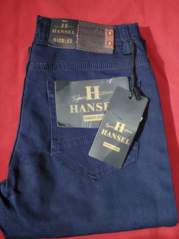 شلوار جین رنگی مارک هنسل سایز 38تا56