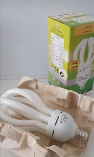 لامپ کم مصرف 105 وات آفتابی طرح لوتوس