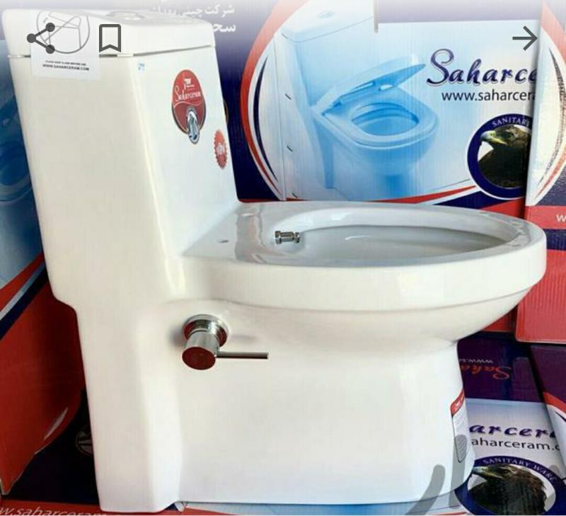 توالت فرنگی رزا اهرمی با خود شور سرد و گرم