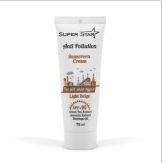 ضد افتاب کرم پودری تیره  سوپر استار