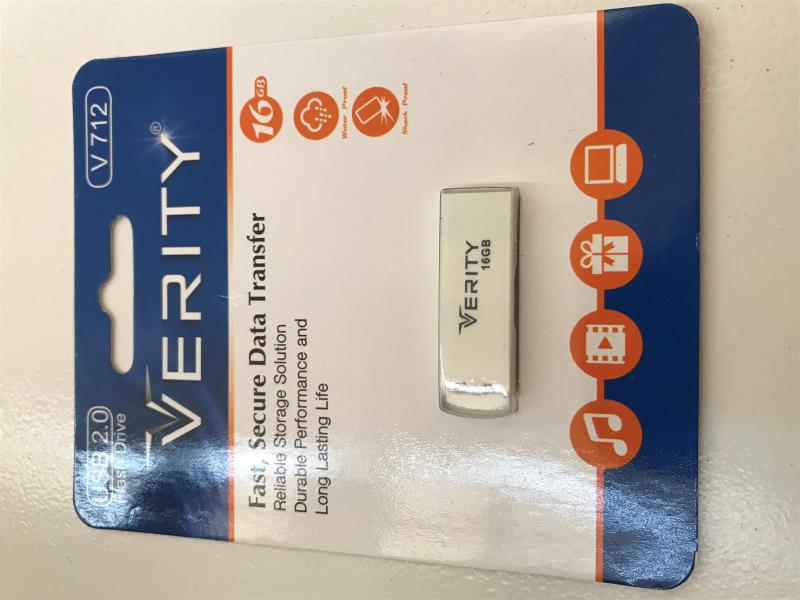 فلش مموری وریتی مدل V712 ظرفیت 16 گیگابایت Verity V712 16GB