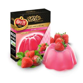 پودر ژله توت فرنگی رژیمی ماردین