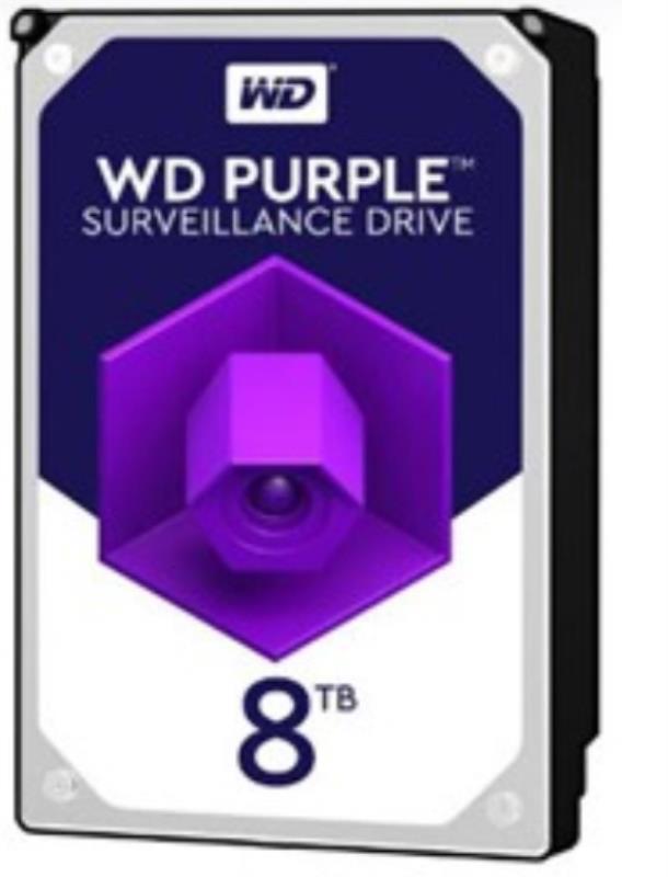 هارد دیسک اینترنال وسترن دیجیتال سری Purple ظرفیت 8 ترابایت