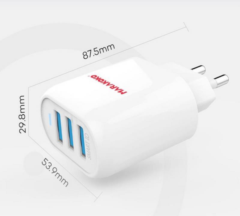 شارژر دیواری ماراکوکو مدل MA17 به همراه کابل تبدیل microUSB