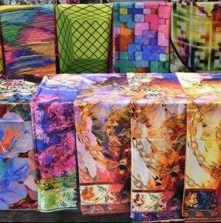 روسری ساتن ابریشم