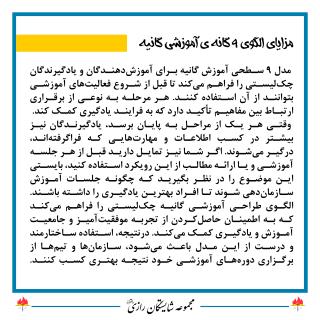 الگوی گانیه در مجموعه مدارس شایستگان رازی