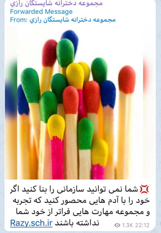 نيروهاي توانمد شايستگان رازي