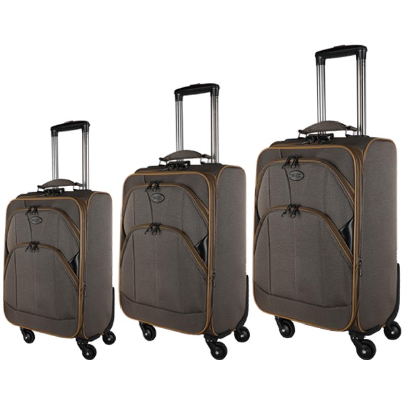 مجموعه سه عددی چمدان تاپ یورو مدل چهار چرخ