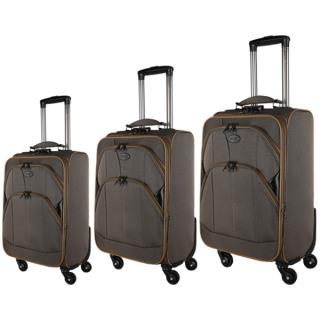 مجموعه سه عددی چمدان تاپ یورو مدل چهار چرخ