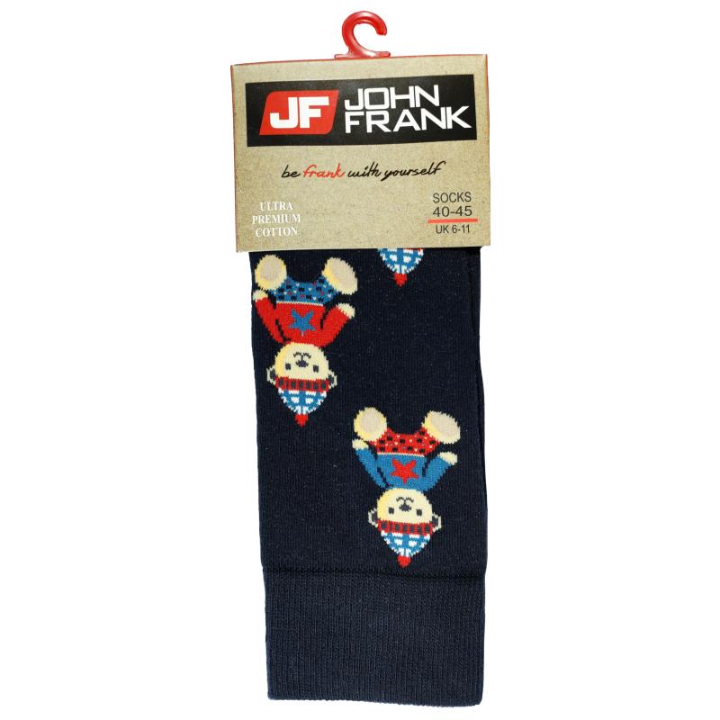 جوراب مردانه John Frank طرح خرس کد RG-J 166