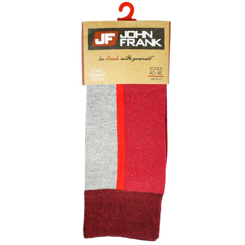 جوراب مردانه John Frank طرح لاین کد RG-J 149