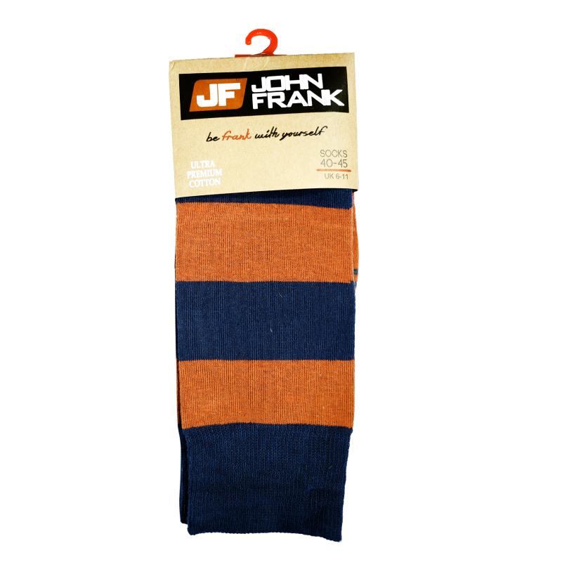جوراب مردانه John Frank طرح راه راه کد RG-J 146