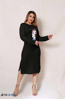 سارافون بلند طرح دار سارافون بلند شیک