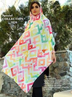 شال نخی نمادی چاپ دیجیتال قواره ای