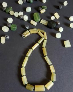 گردنبند   یشم افغان   👍سنگدرجه یک