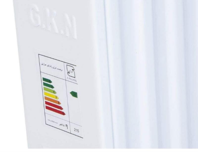 رادیاتور جی کی ان مدل GKN60 به همراه شیر و اتصالات