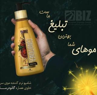 شامپو نرم کننده مو حاوی عصاره قارچ گانودرما  280 میل