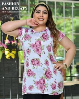 تیشرت فلامنت طرح گل