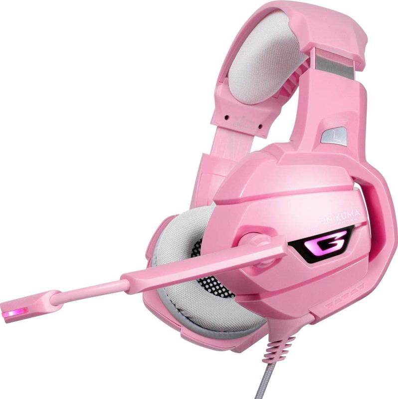 هدفون گیمینگ صورتی اونیکوما Onikuma K5 Pink Edition