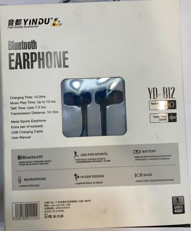YINDU HANDSFREE BLUETOOTH YD-B12