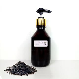 شامپو گیاهی سیاه دانه بدون سولفات برند irancosmed