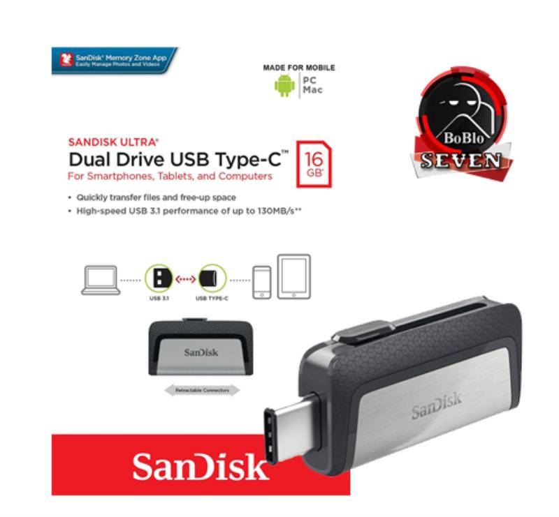 فلش 16گیگ Dual Drive Type C