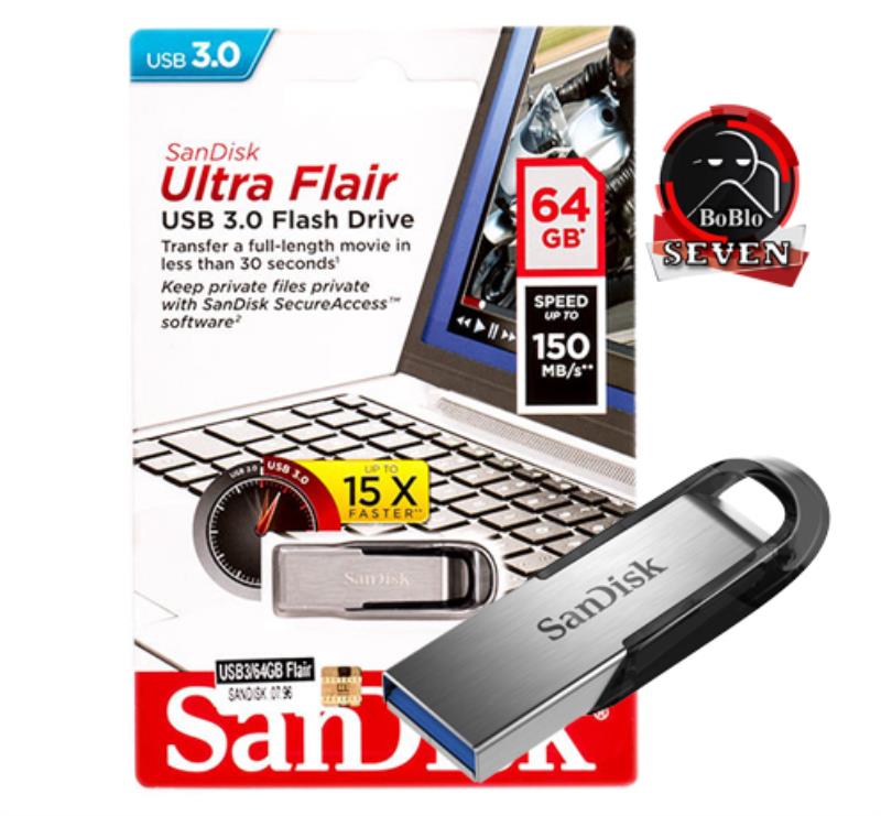 فلش SanDisk Ultra Flair USB3.0 64GB
