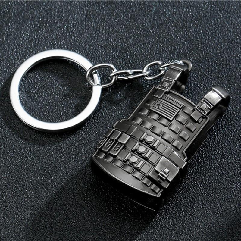 جاکلیدی فلزی 4سانتی متری مشکی ضد گلوله پابجیPUBG Keychain