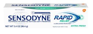 خمیر دندان سنسوداین مدل RAPID RELIEF Action Extra fresh حجم 75میل