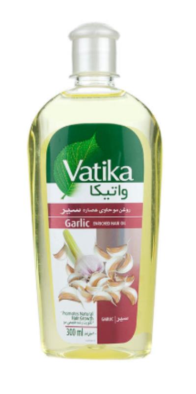 روغن تقویت رشد طبیعی مو واتیکا مدل Garlic حجم 300 میلی لیتر