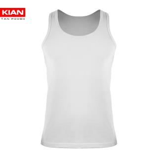 زیرپوش رکابی مردانه کیان تن پوش آنتی باکتریال ۱۰۰٪ پنبه رنگ سفید