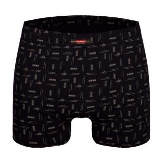 پک دو عددی شورت پادار طرح چهار راه فیروزه ای و سورمه ای تیره