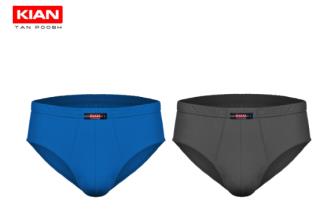 پک دو عددی شورت اسلیپ مردانه آبی و طوسی