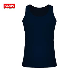 زیرپوش رکابی کلاسیک پنبه سورمهای تیره