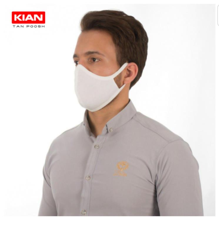 ماسک تنفسی قابل شستشوی دو لایه (پک 3 عددی)