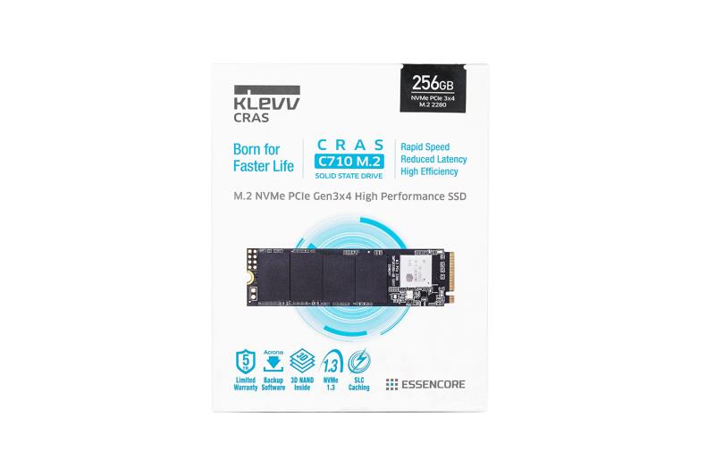 حافظه اس اس دی کلو مدل CRAS C710 M.2 2280 NVMe ظرفیت ۲۵۶ گیگابایت