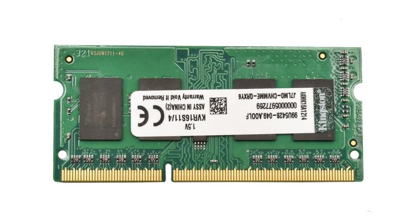 رم لپ تاپ کینگستون مدل DDR3 1600S MHz CL11 ظرفیت 4 گیگابایت