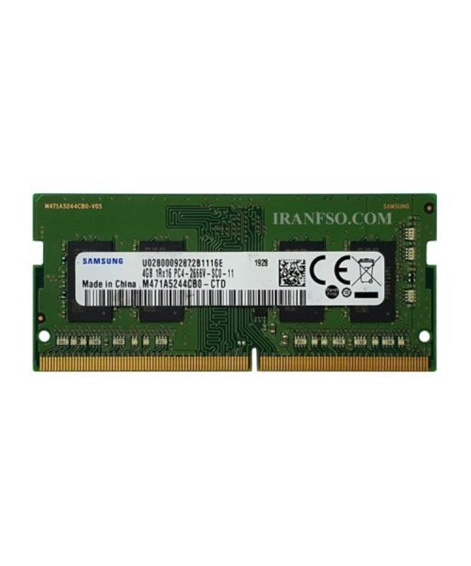 رم لپ تاپ سامسونگ مدل DDR4 2666MHZ ظرفیت 4 گیگابایت