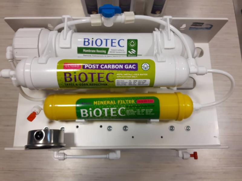 دستگاه تصفیه آب 6 فیلتره BIOTEC با منبع و ممبران وارداتی