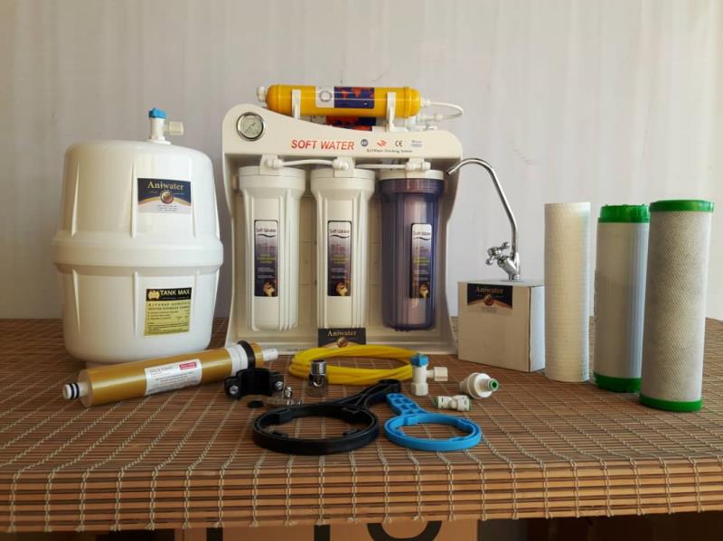 دستگاه تصفیه آب 6 فیلتره SOFTWATER تایوانی فول اتومات