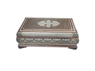 جعبه جاکارد و چنگالی خاتم کاری