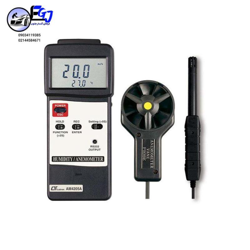 سرعت سنج باد/رطوبت سنج لوترون AM-4205A