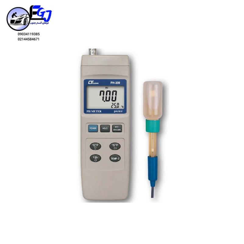 اسیدسنج دیجیتال حرفه ای برند LUTRON مدل PH208