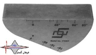 بلوک کالیبراسیون – بلوک V2  فولاد کربنی