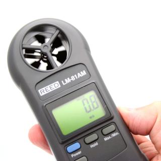سرعت سنج باددیجیتال پراب سرخود مدلLM-81AM
